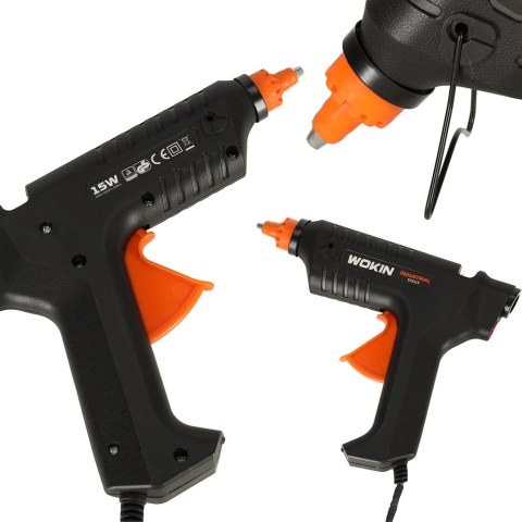 Pistolet do kleju klejenia na gorąco 15W + wkłady 11,2mm Pistolet do kleju klejenia na gorąco 15W + wkłady 11,2mm