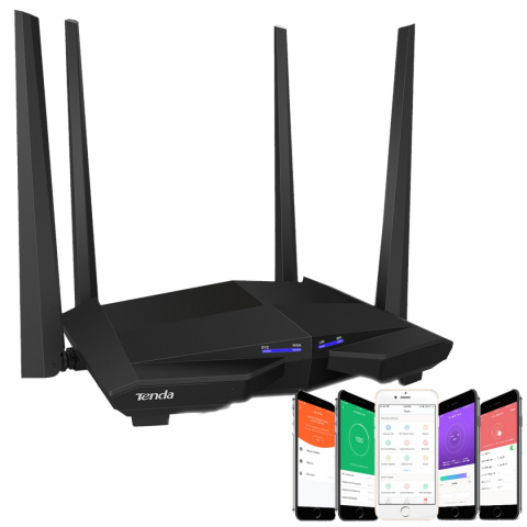 Router Tenda AC10 Dualband 2,4GHz/5GHz, AC1200, Gigabit, 1xWAN, 3xLAN Router Tenda AC10 Dualband 2,4GHz/5GHz, AC1200, Gigabit, 1xWAN, 3xLAN