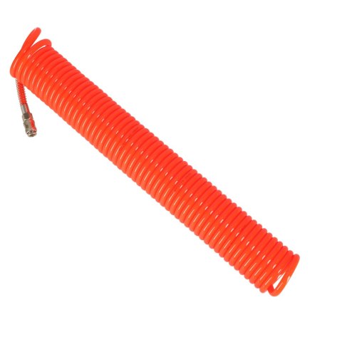 Wąż pneumatyczny spiralny zwijany do kompresora 12mm 15m Wąż pneumatyczny spiralny zwijany do kompresora 12mm 15m