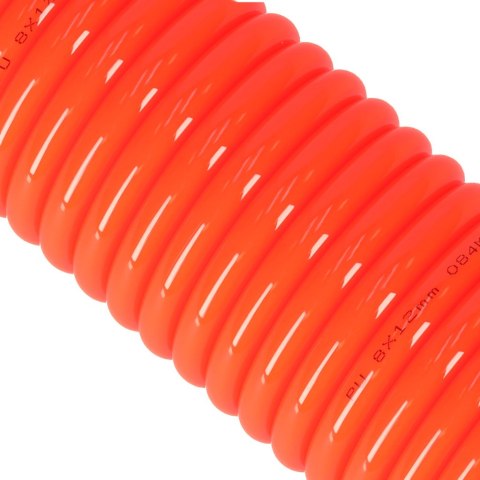 Wąż pneumatyczny spiralny zwijany do kompresora 12mm 15m Wąż pneumatyczny spiralny zwijany do kompresora 12mm 15m