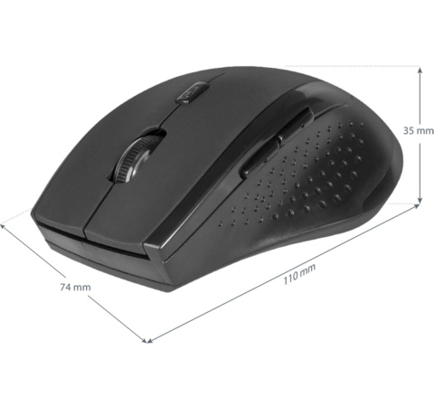 MYSZ DEFENDER ACCURA MM-365 RF CZARNA OPTICAL 1600DPI 6P MYSZ DEFENDER ACCURA MM-365 RF CZARNA OPTICAL 1600DPI 6P
