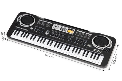 Keyboard pianino elektryczne z mikrofonem dla dzieci Keyboard pianino elektryczne z mikrofonem dla dzieci