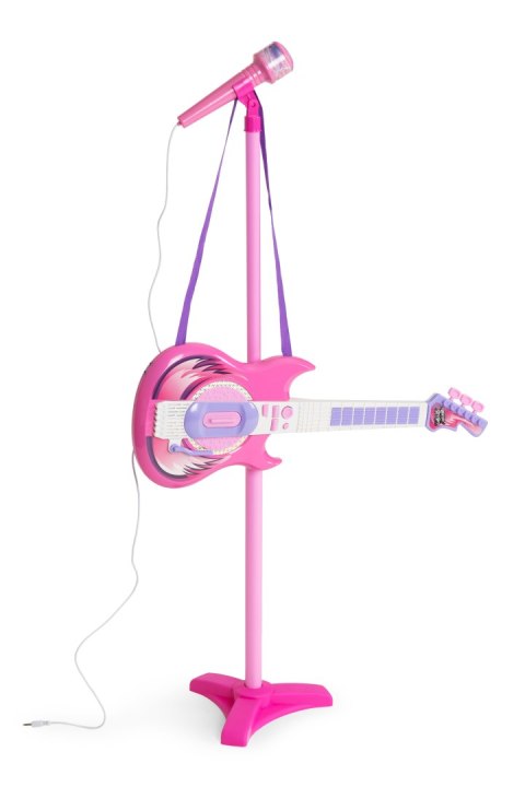 Zestaw gitara elektryczna mikrofon statyw dla dzieci mp3 Zestaw gitara elektryczna mikrofon statyw dla dzieci mp3