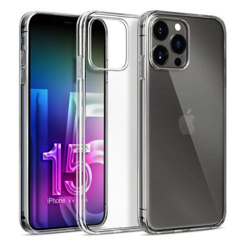 Etui na telefon 3mk do Apple iPhone 15 Pro - przezroczyste Etui na telefon 3mk do Apple iPhone 15 Pro - przezroczyste