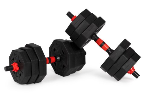 Hantle regulowane 2 x 20kg sztanga zestaw 40kg gryf Hantle regulowane 2 x 20kg sztanga zestaw 40kg gryf