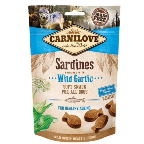 Carnilove Soft M.Snack Sardines+Wil.Garl. pies 200g Carnilove Soft M.Snack Sardines+Wil.Garl. pies 200g