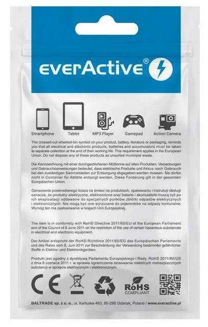 KABEL USB-C -> USB-C everActive CBB-1PD5 100cm PD 100W 5A KABEL USB-C -> USB-C everActive CBB-1PD5 100cm PD 100W 5A