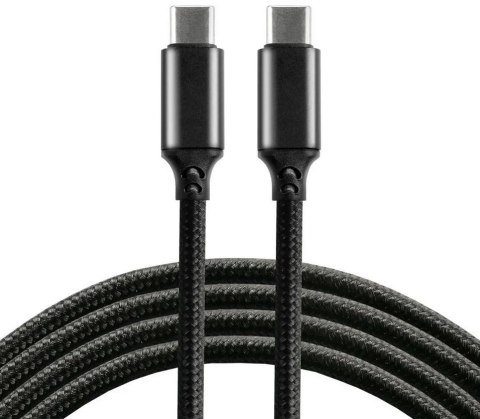 KABEL USB-C -> USB-C everActive CBB-1PD5 100cm PD 100W 5A KABEL USB-C -> USB-C everActive CBB-1PD5 100cm PD 100W 5A