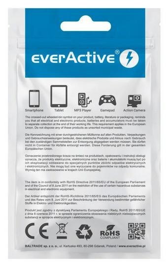KABEL USB-C -> USB-C everActive CBB-2PD3 200cm PD 60W 3A KABEL USB-C -> USB-C everActive CBB-2PD3 200cm PD 60W 3A