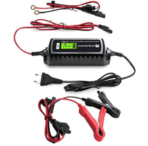 Ładowarka prostownik do akumulatorów 6V/12V everActive 14.8V/3.8A CBC-5 Ładowarka prostownik do akumulatorów 6V/12V everActive 14.8V/3.8A CBC-5