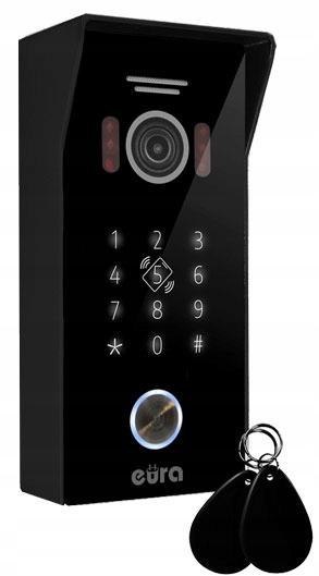 WIDEODOMOFON EURA VDP-99C5 czarny, WiFi, RFID