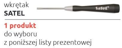 ZESTAW 1 SATEL PERFECTA 64M + INT-TSG-W + ACU-280 + wkrętak + 1x GRATIS