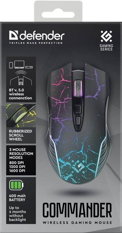 MYSZ DEFENDER GM-511 COMMANDER OPTIC BT 1600dpi 7P MYSZ DEFENDER GM-511 COMMANDER OPTIC BT 1600dpi 7P