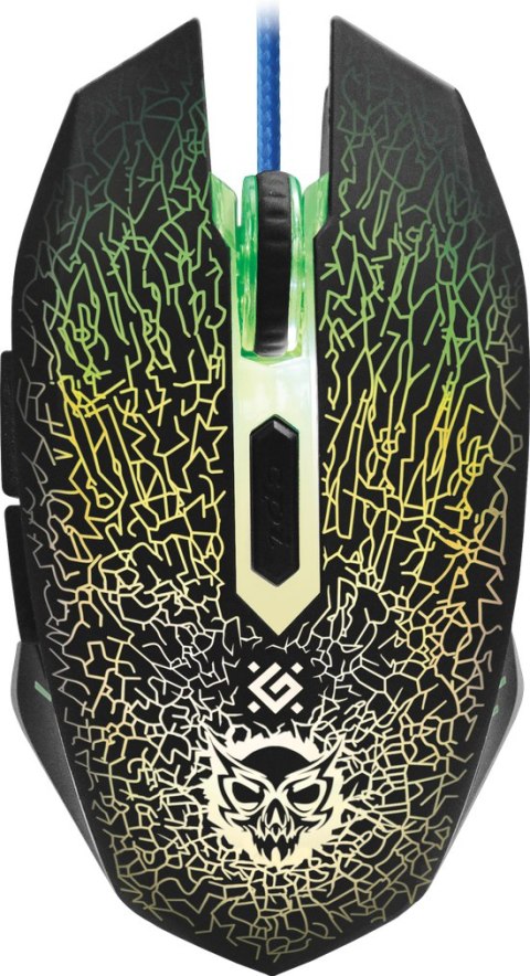 MYSZ DEFENDER SHOCK GM-110L 3200DPI 6P + PODKŁADKA + GRA MYSZ DEFENDER SHOCK GM-110L 3200DPI 6P + PODKŁADKA + GRA