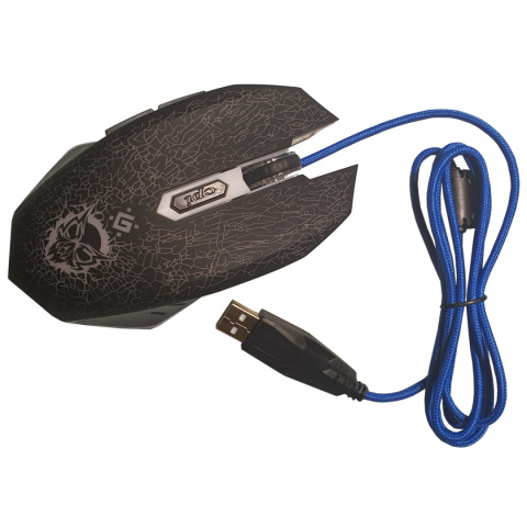 Mysz przewodowa Defender SHOCK GM-110L 3200dpi 6P + podkładka Gaming + GRA Mysz przewodowa Defender SHOCK GM-110L 3200dpi 6P + podkładka Gaming + GRA