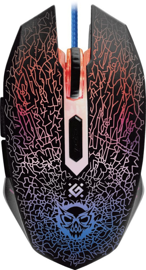 Mysz przewodowa Defender SHOCK GM-110L 3200dpi 6P + podkładka Gaming + GRA Mysz przewodowa Defender SHOCK GM-110L 3200dpi 6P + podkładka Gaming + GRA