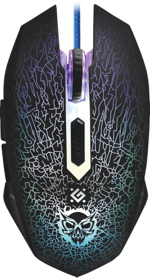 Mysz przewodowa Defender SHOCK GM-110L 3200dpi 6P + podkładka Gaming + GRA Mysz przewodowa Defender SHOCK GM-110L 3200dpi 6P + podkładka Gaming + GRA