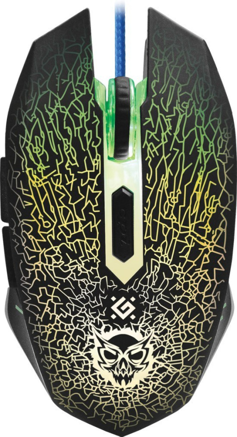 Mysz przewodowa Defender SHOCK GM-110L 3200dpi 6P + podkładka Gaming + GRA Mysz przewodowa Defender SHOCK GM-110L 3200dpi 6P + podkładka Gaming + GRA