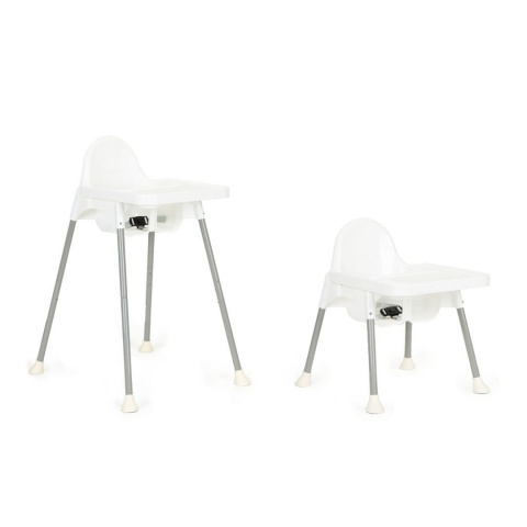 Fotelik krzesełko do karmienia 2w1 ECOTOYS biały Fotelik krzesełko do karmienia 2w1 ECOTOYS biały
