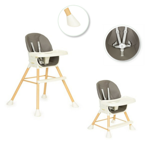 Fotelik krzesełko do karmienia dzieci 2w1 ECOTOYS Fotelik krzesełko do karmienia dzieci 2w1 ECOTOYS