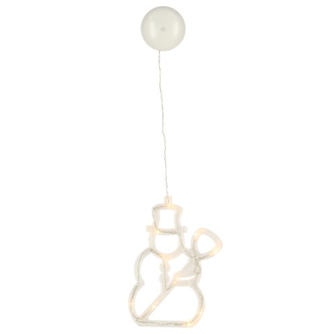 Lampki LED wisząca dekoracja świąteczna bałwanek 49cm 10 LED Lampki LED wisząca dekoracja świąteczna bałwanek 49cm 10 LED