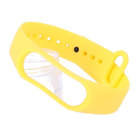 Silikonowy pasek do Xiaomi Mi Band 3/ Xiaomi Mi Band 4 - żółty