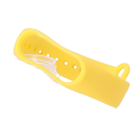 Silikonowy pasek do Xiaomi Mi Band 3/ Xiaomi Mi Band 4 - żółty