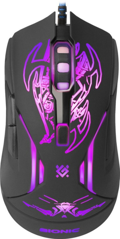 MYSZ DEFENDER BIONIC GM-250L 3200DPI 6P + PODKŁADKA + GRA MYSZ DEFENDER BIONIC GM-250L 3200DPI 6P + PODKŁADKA + GRA