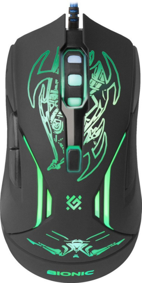 MYSZ DEFENDER BIONIC GM-250L 3200DPI 6P + PODKŁADKA + GRA MYSZ DEFENDER BIONIC GM-250L 3200DPI 6P + PODKŁADKA + GRA