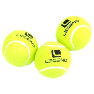 Piłka do tenisa ziemnego zielona 3 szt Legend