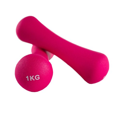 CIĘŻARKI ŻELIWNE POKRYTE NEOPRENEM 2 X 1 KG CIĘŻARKI ŻELIWNE POKRYTE NEOPRENEM 2 X 1 KG