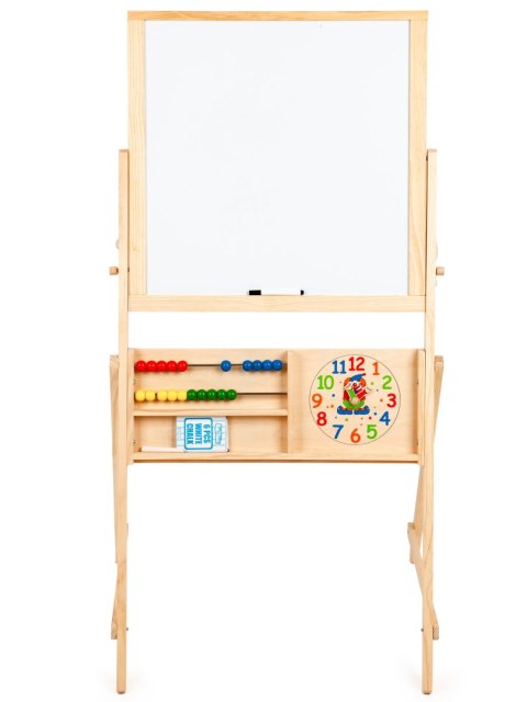 Drewniana tablica edukacyjna dwustronna ECOTOYS Drewniana tablica edukacyjna dwustronna ECOTOYS