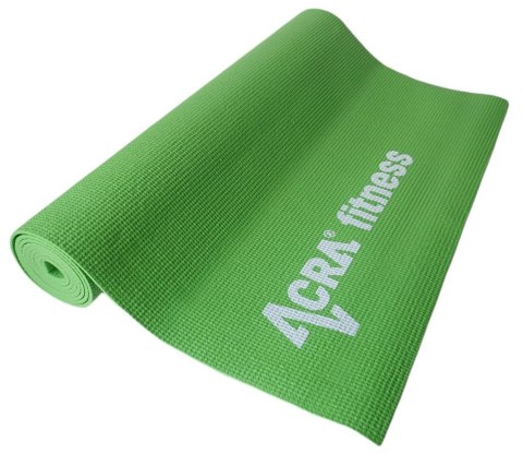 Mata ACRA Fitness do Ćwiczeń Jogi 4 mm Zielona Mata ACRA Fitness do Ćwiczeń Jogi 4 mm Zielona