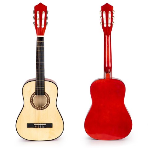 Gitara dla dzieci duża drewniana 6 strun ECOTOYS Gitara dla dzieci duża drewniana 6 strun ECOTOYS