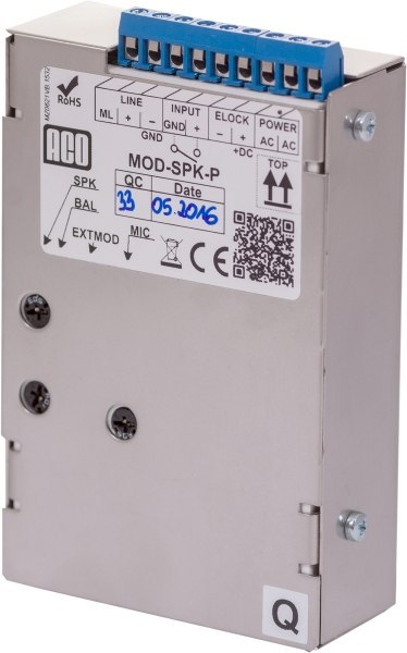 Moduł rozmówny ACO MOD-SPK-P ( do zabudowy ) Moduł rozmówny ACO MOD-SPK-P ( do zabudowy )