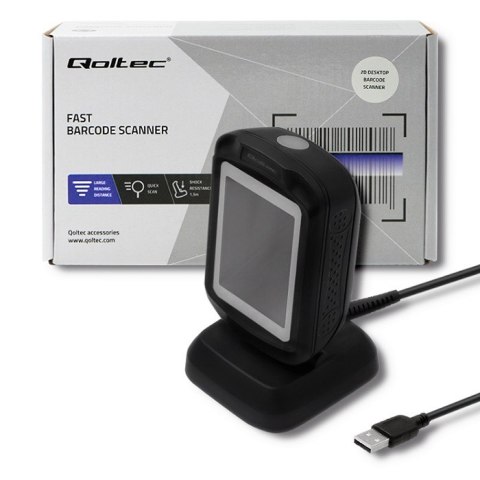 Qoltec Stacjonarny czytnik kodów 1D | 2D | USB Qoltec Stacjonarny czytnik kodów 1D | 2D | USB