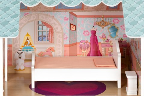Duży domek dla lalek Barbie z kompletem mebelków ECOTOYS Duży domek dla lalek Barbie z kompletem mebelków ECOTOYS