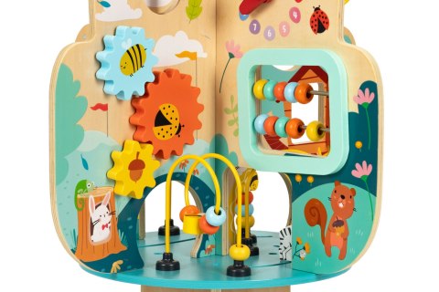 Zabawka edukacyjna dla dzieci drewniane drzewko wpierające rozwój +12m ECOTOYS Zabawka edukacyjna dla dzieci drewniane drzewko wpierające rozwój +12m ECOTOYS