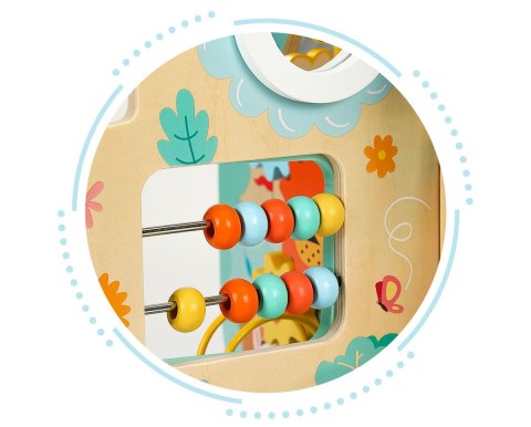 Zabawka edukacyjna dla dzieci drewniane drzewko wpierające rozwój +12m ECOTOYS Zabawka edukacyjna dla dzieci drewniane drzewko wpierające rozwój +12m ECOTOYS