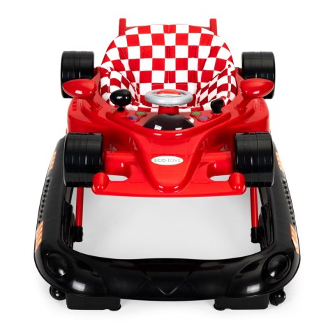Chodzik dla dzieci Formuła 1 jeździk panel multimedialny dźwięki LED ECOTOYS Chodzik dla dzieci Formuła 1 jeździk panel multimedialny dźwięki LED ECOTOYS