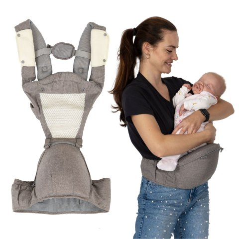 Nosidełko i pas biodrowy z szelkami do noszenia dzieci 15kg ECOTOYS Nosidełko i pas biodrowy z szelkami do noszenia dzieci 15kg ECOTOYS