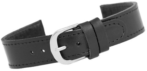 Pasek do zegarka - Rzemiosło skóra 18 mm 7341-18XXLS Czarny Pasek do zegarka - Rzemiosło skóra 18 mm 7341-18XXLS Czarny