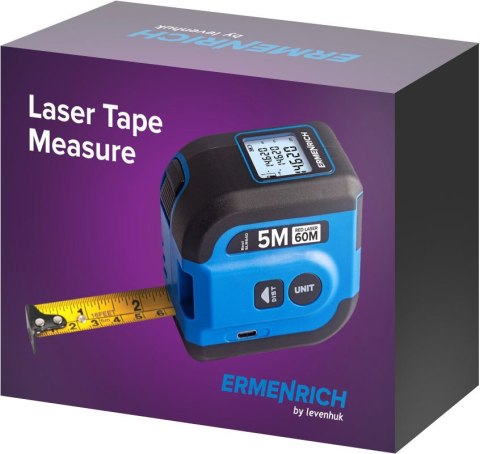 Laserowa taśma miernicza Ermenrich Reel SLR640