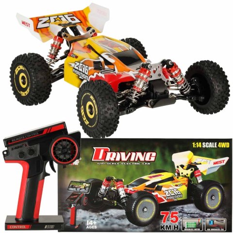 Samochód zdalnie sterowany na pilota RC WLToys 144010 Speed Racing 1:14 silnik bezszczotkowy 75km/h Samochód zdalnie sterowany na pilota RC WLToys 144010 Speed Racing 1:14 silnik bezszczotkowy 75km/h
