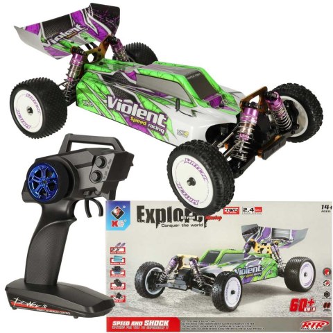 Samochód zdalnie sterowany na pilota RC WLToys 144010 Speed Racing 1:14 silnik bezszczotkowy 75km/h Samochód zdalnie sterowany na pilota RC WLToys 144010 Speed Racing 1:14 silnik bezszczotkowy 75km/h