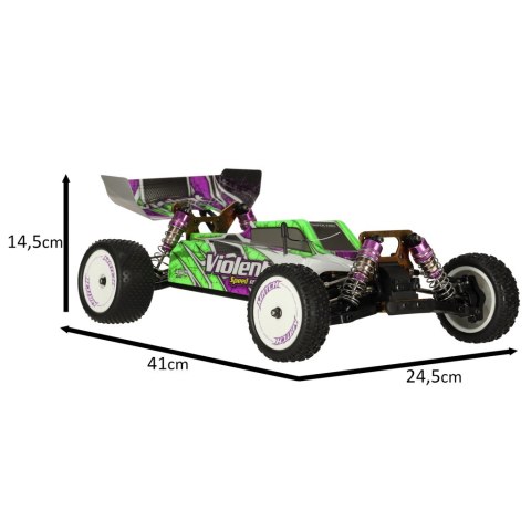 Samochód zdalnie sterowany na pilota RC WLToys 144010 Speed Racing 1:14 silnik bezszczotkowy 75km/h Samochód zdalnie sterowany na pilota RC WLToys 144010 Speed Racing 1:14 silnik bezszczotkowy 75km/h