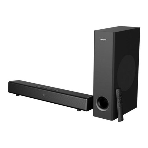 Głośnik bezprzewodowy Soundbar Creative Stage 360 z subwooferem czarny Głośnik bezprzewodowy Soundbar Creative Stage 360 z subwooferem czarny