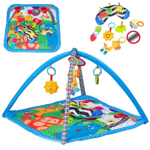 Mata edukacyjna interaktywna kojec z zabawkami ECOTOYS Mata edukacyjna interaktywna kojec z zabawkami ECOTOYS