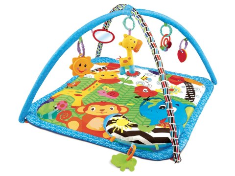 Mata edukacyjna interaktywna kojec z zabawkami ECOTOYS Mata edukacyjna interaktywna kojec z zabawkami ECOTOYS
