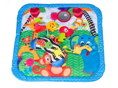 Mata edukacyjna interaktywna kojec z zabawkami ECOTOYS Mata edukacyjna interaktywna kojec z zabawkami ECOTOYS